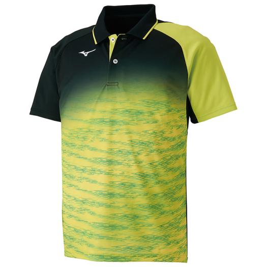 ゲームシャツ ■送料無料■ MIZUNO ミズノ 62JA8508-37ゲームシャツ ライムグリーン トレーニングシャツ ウェア テニス ウエア 大人気新品 バトミントン 72%OFF