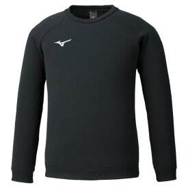 ■送料無料■◆MIZUNO◆ミズノ 32MC0175-09 TL スウェットシャツ クルーネック [ブラック] [トレーナー/スエット/ロングスリーブ/丸首/長袖/メンズ/レディース/シンプル/ロゴ/無地/フードなし/練習着/トレーニング]【RCP】