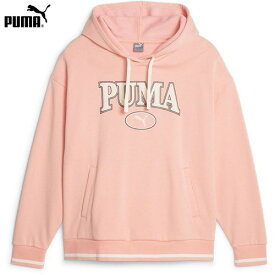 ■送料無料■【PUMA】プーマ 623332-63 PUMA SQUAD フーディースウェット[PEACH SMOOTH][スポーツ/カジュアル/トップス/長袖/長そで/パーカー/フード/フリース裏起毛/普段着/トレーニング/レディース]【RCP】