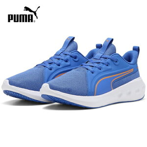 yPUMAzv[} 40155505 SOFTRIDE J[\ JR yMountain Blue-Orange Glo-PUMA Whitez[LbY/Xj[J[/WjA/j̎q/̎q/ʊw/ʉ/y/ʋC/NbV/₷/t/[Jb