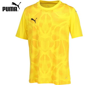 �yPUMA�z�v�[�} 706791 TEAMULTIMATE �O���t�B�b�N �Q�[���V���c �yFaster Yellow-PUMA Black�z[�����Y/�Q�[���V���c/�O���t�B�b�N/�T�b�J�[/�t�b�g�T��/�X�|�[�c�E�F�A/�z������/�ʋC��/�y��/���K/�t��/��