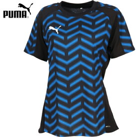 【PUMA】プーマ 660262-03 INDIVIBLAZE SSシャツ【PUMA Black-PUMA White-Racing Blue】[サッカーシャツ/ゲームシャツ/トレーニング/練習用/吸汗速乾/軽量/通気性/部活/チームウェア/ユニフォーム/スポーツシャツ/動きやすい/快適]【RCP】