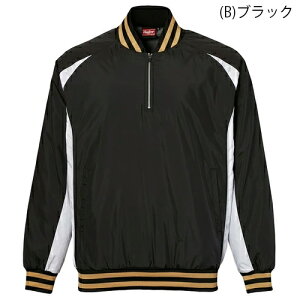 ■送料無料■▼Rawlings▼ローリングス ATP14SV1 VジャンLS【ブラック/ネイビー/ホワイト】[長袖野球ジャケット/ポリエステル100%防寒スポーツウェア/ハーフジップユニセックスウェア/軽量耐久性