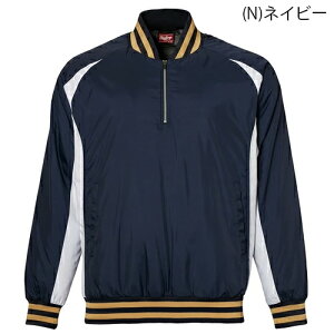 ■送料無料■▼Rawlings▼ローリングス ATP14SV1 VジャンLS【ブラック/ネイビー/ホワイト】[長袖野球ジャケット/ポリエステル100%防寒スポーツウェア/ハーフジップユニセックスウェア/軽量耐久性
