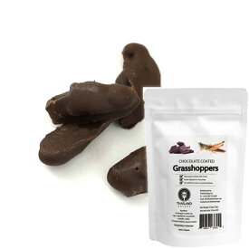 【アールオーエヌ】RON昆虫食 TIU2003 Chocolate coated grasshoppers (チョコレートグラスホッパー) 今後の人類社会の食糧として環境負荷が少ない食べ物としても期待されている昆虫食です。Entomophagy, Insect eating！【RCP】[税8]