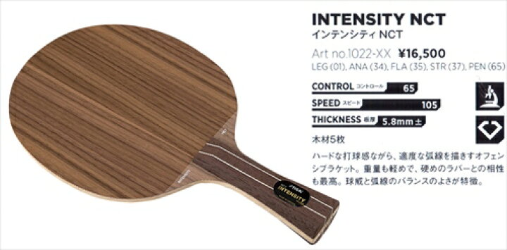 楽天市場】□送料無料□【STIGA】 スティガ 1022 インテンシティNCT 