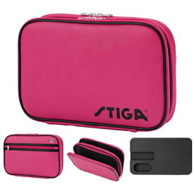 ★在庫あり即納★【STIGA】 スティガ 1419-1970-81 クラシックダブルラケットケース [ピンク]【卓球用品】卓球用ケース/ラケットケース/バッグ 【RCP】