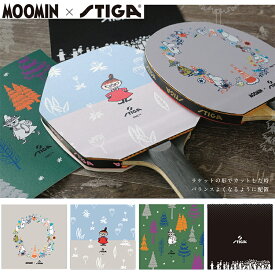 ★在庫あり即納★★初回生産限定/在庫限り！★【MOOMIN×STIGA】 ムーミン＆スティガ 卓球ラバー吸着シート ムーミン保護シート(裏ソフトラバー専用)1枚入り 【卓球用品】メンテナンス/アクセサリー 卓球ラバー用 吸着シート/ラバー保護シート【RCP】