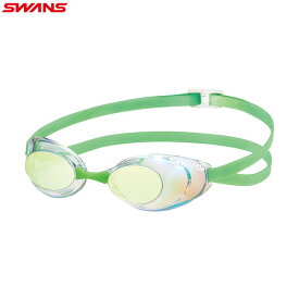 【SWANS】スワンズ SR-10M-CYFG レーシングノンクッション スイミングゴーグル(ミラータイプ)[クリア×フラッシュイエロー]水泳/スイミング/ゴーグル/プール/部活/ジム/フィットネス/トレーニング/12歳から大人用【RCP】