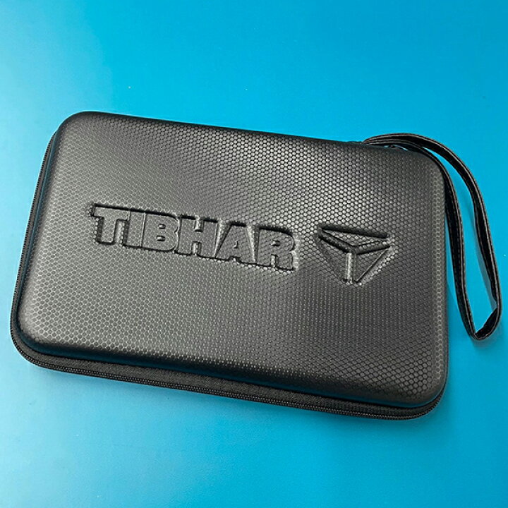卓球用品 tibhar ラケットケース 在庫あり即納 TIBHAR ティバー CARBON スクエア ラケットケース シルバー ブラック 品番 TJA3 卓球用品 卓球用 ケース ラケットケース バッグ RCP トランスポーツ