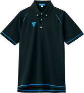 【一部完了】■送料無料■【VICTAS】ヴィクタス 033463-0020 ポロシャツ V-PP215 [ブラック]VICTASロゴを…