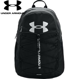 ■送料無料■【UNDER ARMOUR】アンダーアーマー 1364181-001 UA Hustle Sport Backpack[BLK/BLK/SIL][マルチスポーツ/バッグ/バック/バックパック/リュックサック/小物/シューズ収納/撥水加工/トレーニング/カジュアル]【RCP】