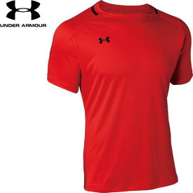 【UNDER ARMOUR】アンダーアーマー 1365023-600 UAチーム サッカー ジャージー ショートスリーブ[RED(レッド)][ジャージシャツ/トップス/半袖/半袖シャツ/吸汗速乾/サッカー/トレーニング]【RCP】