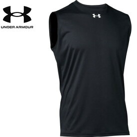 【UNDER ARMOUR】アンダーアーマー 1375589-001 UAチーム スリーブレス シャツ[ブラック][タンクトップ/ノースリーブ/メンズ/クルーネック/丸首/トレーニング/プラクティス/男性用/ランニング/バスケットボール]【RCP】