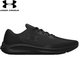 ■送料無料■【UNDER ARMOUR】アンダーアーマー 3025801-002 UAチャージドパスート3 エクストラワイド[BLK/BLK/BLK(ブラック/ブラック)][陸上シューズ/靴/スニーカー/運動靴/ランニング/ウォーキング/スポーツ/カジュアル/幅広/4E]【RCP】