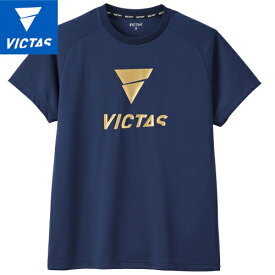 ★予約販売★数量限定/送料無料★3月末頃発送予定★【VICTAS】ヴィクタス [BLUE EDGE Tee (Tシャツ/ネイビー）]VICTASブランド15周年記念 BLUE EDGE ブルーエッジTシャツ【卓球用品】トレーニングシャツ/Tシャツタイプ/ユニフォーム/卓球ユニフォーム【RCP】