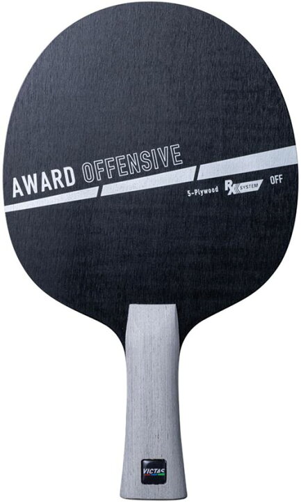 楽天市場 即納 あす楽 送料無料 Victas ヴィクタス アウォード オフェンシブ Fl フレア Award Offensive Flリフレックスシステムが繊細なボールタッチと強い反発力を両立 攻撃的なプレー 卓球用品 シェークラケット 卓球ラケット Rcp