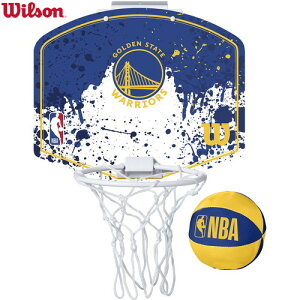 �yWILSON�z�E�C���\�� TBA1302GOL NBA TEAM �~�j�t�[�v GS �E�H���A�[�Y[�o�X�P�b�g�{�[��/�~�j�S�[��/�X�|���W�{�[��/���K/����]�yRCP�z