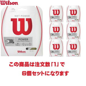 �������������yWILSON�z�E�C���\�� WRZ941800 NXT POWER 18�y���󒍏o�׃��b�g6���z[�K�b�g/�X�g�����O/�e�j�X/�d������/�N���u]�yRCP�z