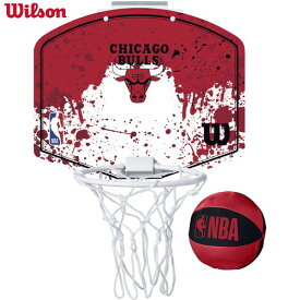 【WILSON】ウイルソン WTBA1302CH NBA TEAM ミニフープ シカゴ・ブルズ [レッド][バスケットボール/ミニフープ/ゴールとスポンジボールのセット/子供/キッズ/練習/室内]【RCP】