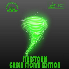 ★即納/あす楽★■卓球ラバーメール便送料無料■【DSM】der material spezialist/マテリアルスペシャリスト Fire Storm Green Storm Edition/グリーンラバー スピン能力を備え 最高速度の毒々しい緑のスポンジ【WRM 卓球用品】表ソフトラバー【RCP】