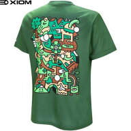 【XIOM】エクシオン 1045-36 LIV6 リブ6 LITE MESH[オリーブ]卓球 ユニフォーム 半袖シャツ シャツ 公認 …