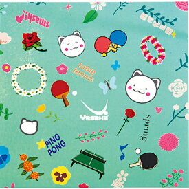 ★在庫あり即納★【Yasaka】ヤサカ Z-212 にゃんこカラーシート [春] 裏ソフトラバー 吸着シート(吸着保護シート)【卓球用品】メンテナンス/卓球ラバー保護シート【RCP】