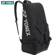 ■送料無料■【YONEX】ヨネックスBAG2622R-007 ラケットバッグ6【ブラック】[テニスバッグ/ラケット6本用…
