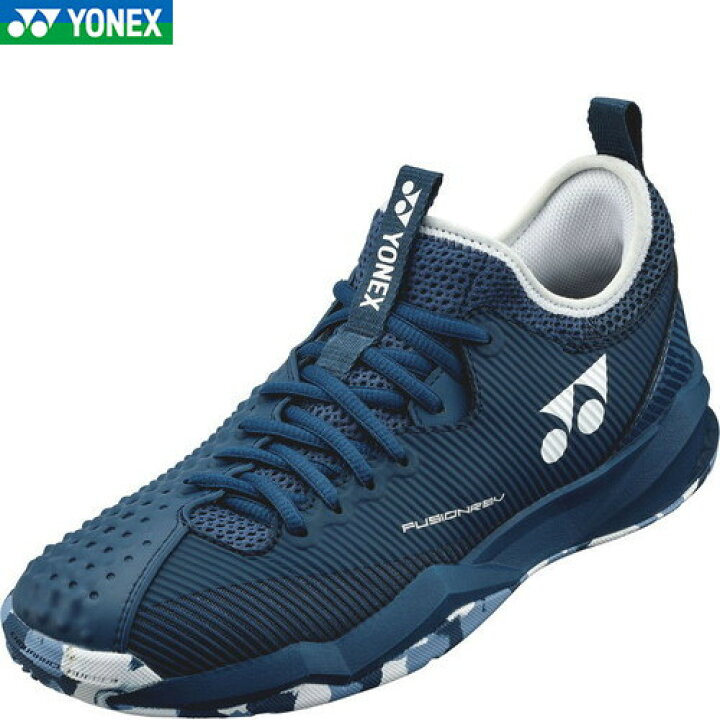 楽天市場】送料無料【YONEX】ヨネックス SHTF4MGC-366 パワークッションフュージョンレブ4メンGC[ネイビー×アイスブルー][テニス/ シューズ/靴/くつ/スポーツシューズ/メンズ/テニスシューズ/テニス靴/練習靴/クレー・砂入り人工芝コート用]【RCP】 : トランスポーツ