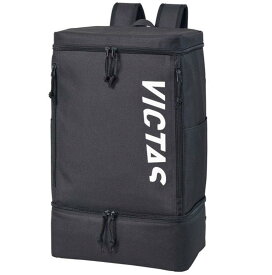 ★在庫あり即納★■送料無料■【VICTAS】ヴィクタス 582401 バックパック V-BP436 ブラック[約32Lの大容量]シューズ収納をセパレートしたボックス型バックパック。1～2泊の遠征に最適。【卓球用品】卓球用リュックサック/卓球バッグ 【RCP】