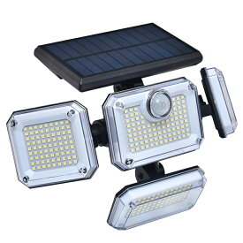 【半額55%OFF★SS大特価】【分離型・一体型 2タイプ】ソーラーライト 屋外 防水 人感 センサーライト 防犯 4つライト 333LED 人感センサー 明るい 強力 IP65防水 ガーデンライト 埋め込み 壁掛け リモコン付き 夜間自動点灯 玄関 階段 花壇 駐車場 夜間照明 庭園灯