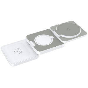 �y100�~OFF�N�[�|������z���C�����X�[�d�� 3�䓯���ɏ[�d�\ Magsafe �}�O�l�b�g�� 15W �}���[�d ���C�����X�[�d�X�^���h Apple Watch AirPods Pro �[�d�� �܂��� �u�������ŋ}���[�d �}�O�Z�[�t Qi2