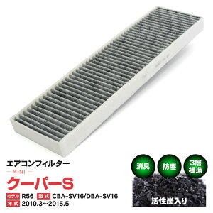 GARtB^[ ~j/MINI N[p[S R56 CBA-SV16 DBA-SV16 2010.3`2015.5 3w\ Y  PM2.5 yz