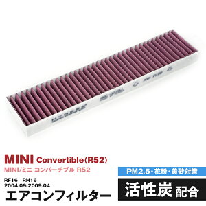 MINI/�~�j R52 RF16�@RH16 2004.09-2009.04 �G�A�R���t�B���^�[ �n�C�l�X�� ���L �R�� �����Y ���� �� �݊��i �E�L �ԕ� PM2.5�΍�y���������z