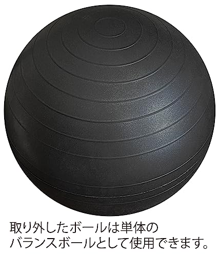 楽天市場】秦運動具工業 バランスボールチェア50cm ブラック DB120CB