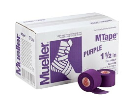 Mueller(ミューラー) Mテープ チームカラー 38mm パープル Mtape Team Color Purple [1個入り] 非伸縮コットンテープ 130826 パープル 38mm