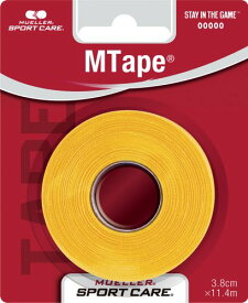 【ポイント10倍★ お買い物マラソン限定 】Mueller(ミューラー) Mテープ チームカラー ブリスターパック ゴールド 38mm Mtape Team Color Blister Pack Gold [1個入り] 非伸縮コットンテープ 430823