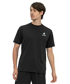 [ルコックスポルティフ] 半袖 Tシャツ インナー 吸汗速乾 ストレッチ ワンポイント ランニング トレーニング メンズ