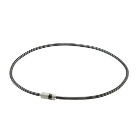 phiten(ファイテン) ネックレス RAKUWA磁気ネック ローレット シルバー/ブラック 50cm