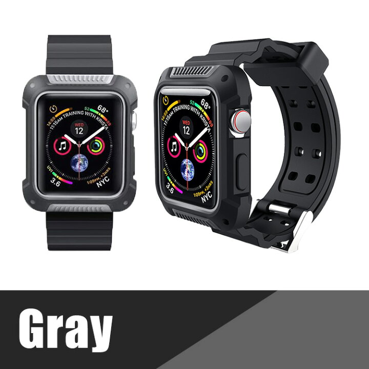 楽天市場】アップルウォッチ バンド 一体型 ケース ベルト apple watch 