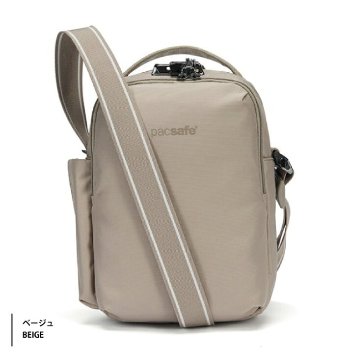 Crossbody bag pacsafe 店舗 パックセーフ GO マイクロ クロスボディ ジェットブラック