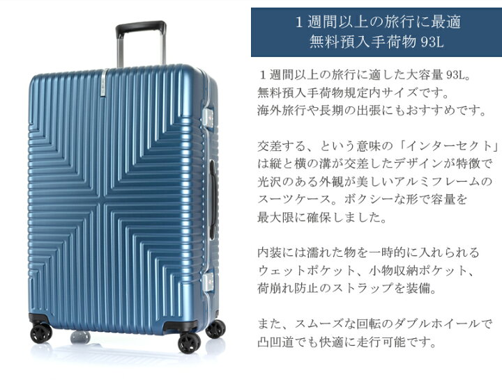楽天市場】SALE【送料無料】サムソナイト(Samsonite) インターセクト 