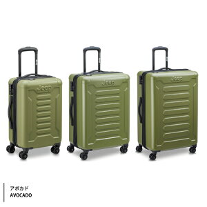 【機内持ち込み】 JEEP アトモス55 スーツケース 34/38L 拡張機能付き デルセー製 ( キャリーバッグ キャリーバック おしゃれ キャリー バッグ tsaロック 海外旅行 キャリーケース ダブルキャス