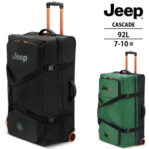JEEP カスケード82 ソフト スーツケース 92L デルセー製 ( キャリーバッグ キャリーバック おしゃれ キャリー バッグ 海外旅行 キャリーケース 2輪 ソフトキャリーケース ソフトキャリーバッグ
