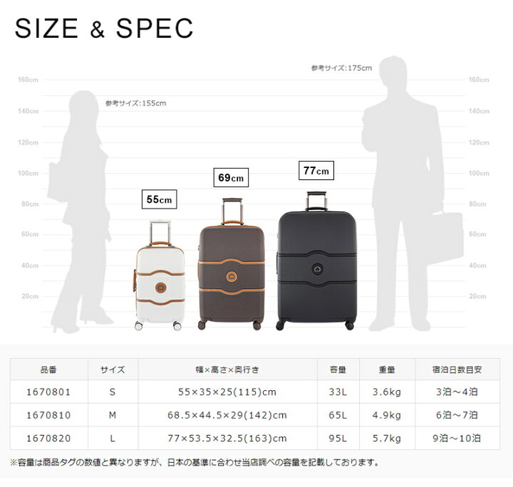 楽天市場】【送料無料】 デルセー DELSEY シャトレ 95L 5.7kg 1670820 