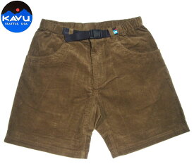 【只今30％OFF！】KAVU（カブー）CORDUROY CHILLIWACK SHORTS（コーデュロイチリワックショーツ）/khaki