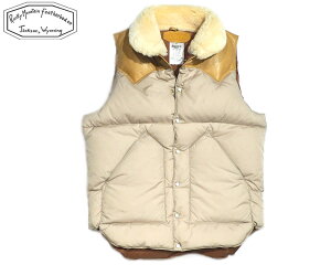 ROCKY MOUNTAIN FEATHERBED(ロッキーマウンテンフェザーベッド)/#200-202-02 CHRISTY DOWN VEST(クリスティーベスト)/tan