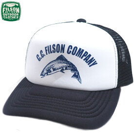 【只今30％OFF！】FILSON （フィルソン）#50289 MESH HARVESTER CAP（メッシュハーヴェスターキャップ）/white×navy