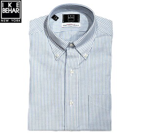 �y���K�戵�X�zIKE BEHAR�i�A�C�N�x�[�n�[�j/��MG2100 TRADITIONAL FIT L/S OXFORD SHIRTS�i�I�b�N�X�t�H�[�h�E�{�^���_�E���V���c�j/stripe