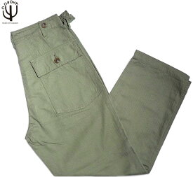 CORONA FATIGUE SLACKS（コロナ・ファティーグスラックス）/FP001-23-01 herringbone twill UTILITY SLACKS/olive green